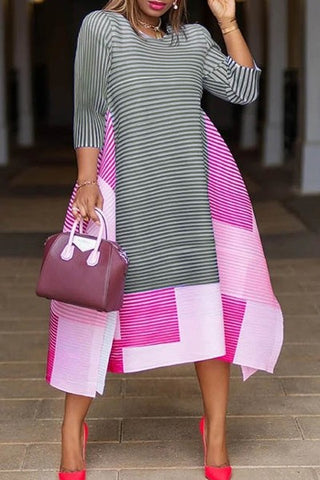 Dress- Multi Stripe